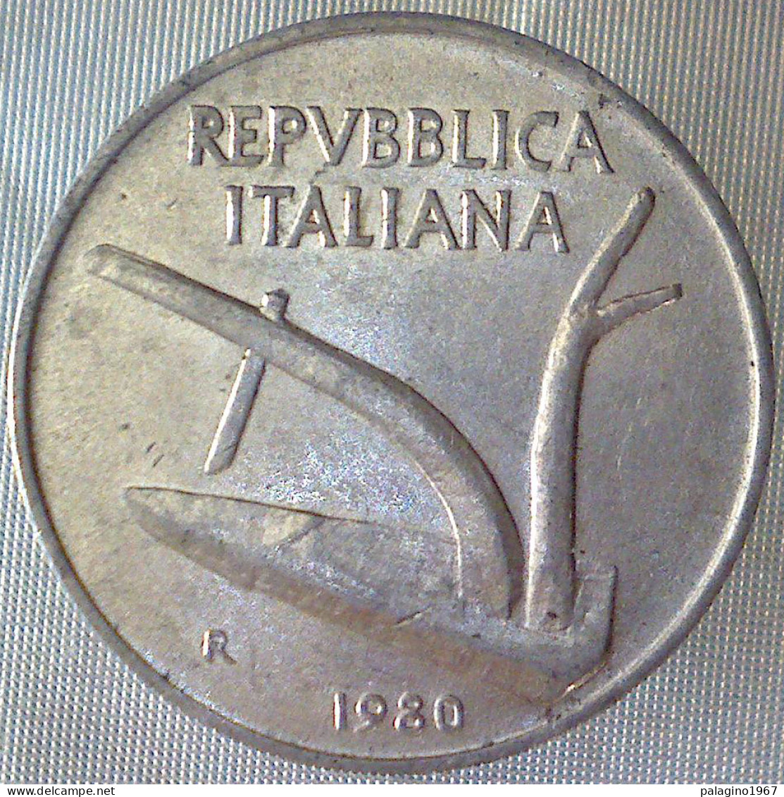 REPUBBLICA ITALIANA 10 Lire Spighe 1980 QSPL  - 10 Lire