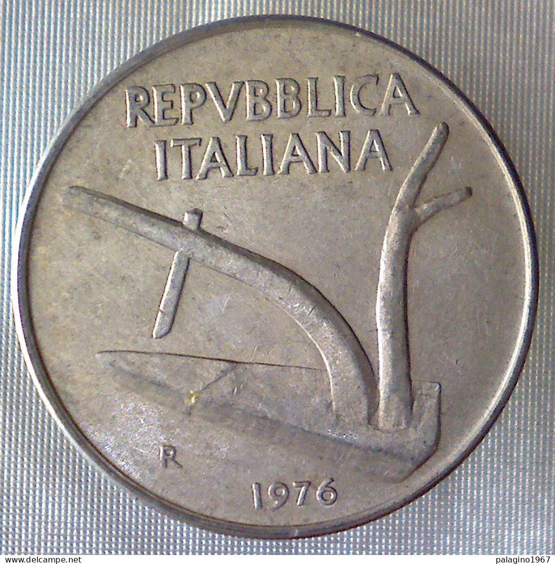 REPUBBLICA ITALIANA 10 Lire Spighe 1976 BB QSPL  - 10 Lire