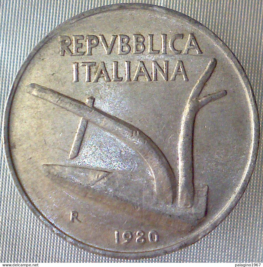 REPUBBLICA ITALIANA 10 Lire Spighe 1980 QSPL  - 10 Lire