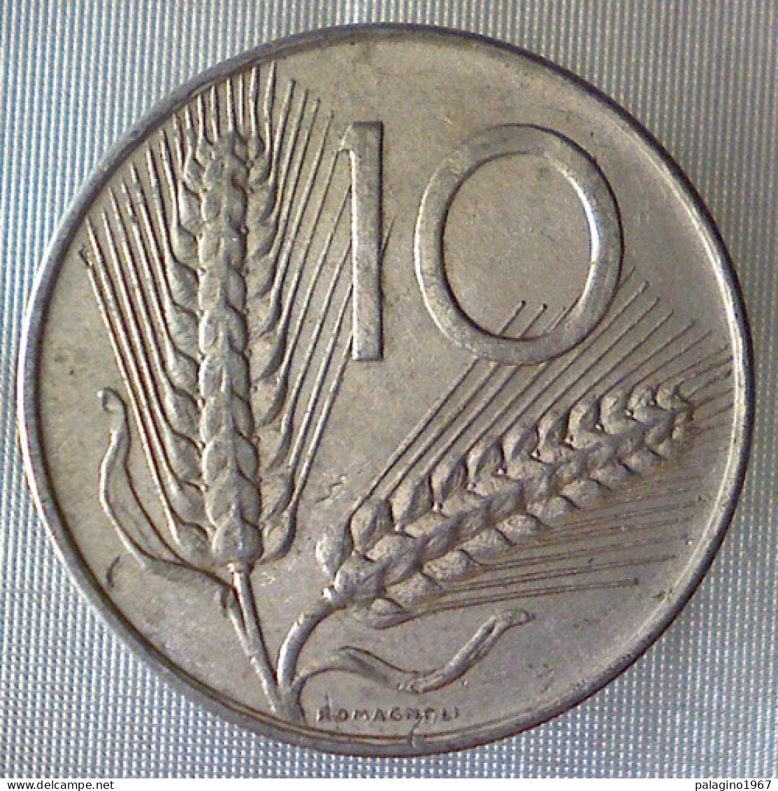 REPUBBLICA ITALIANA 10 Lire Spighe 1976 BB++  - 10 Lire