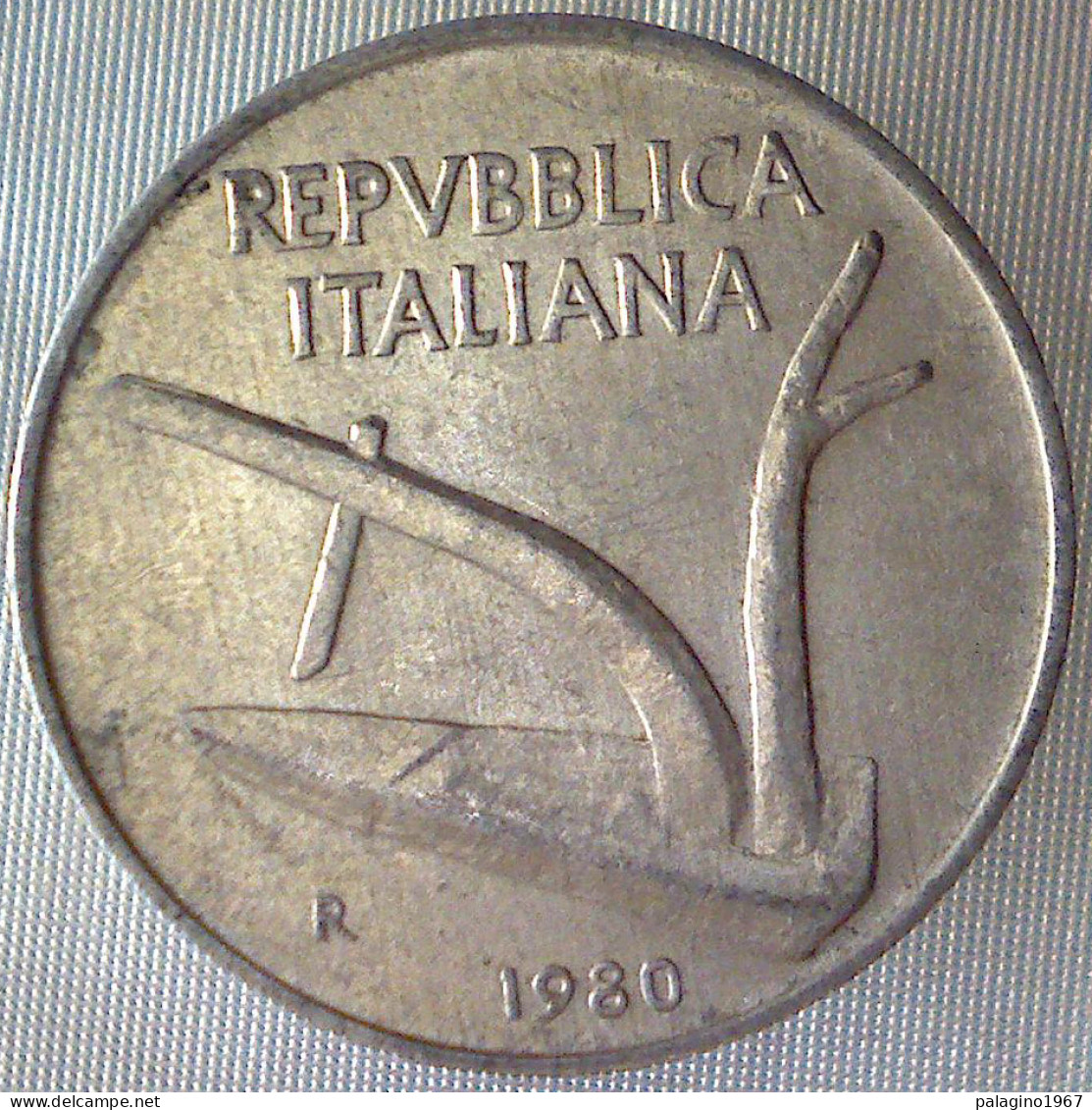 REPUBBLICA ITALIANA 10 Lire Spighe 1980 QSPL  - 10 Lire