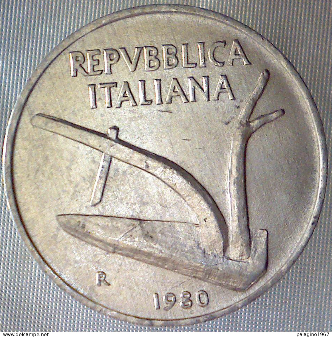 REPUBBLICA ITALIANA 10 Lire Spighe 1980 QSPL  - 10 Liras