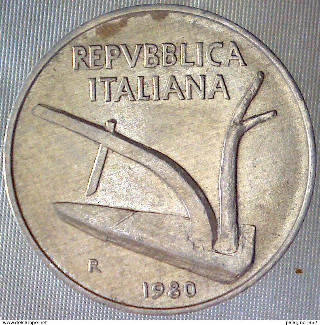 REPUBBLICA ITALIANA 10 Lire Spighe 1980 QSPL  - 10 Lire