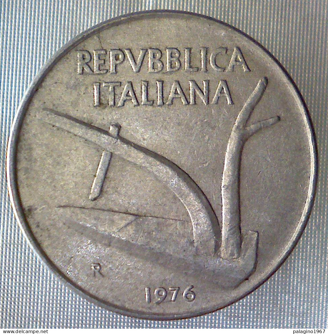 REPUBBLICA ITALIANA 10 Lire Spighe 1976 BB+  - 10 Liras