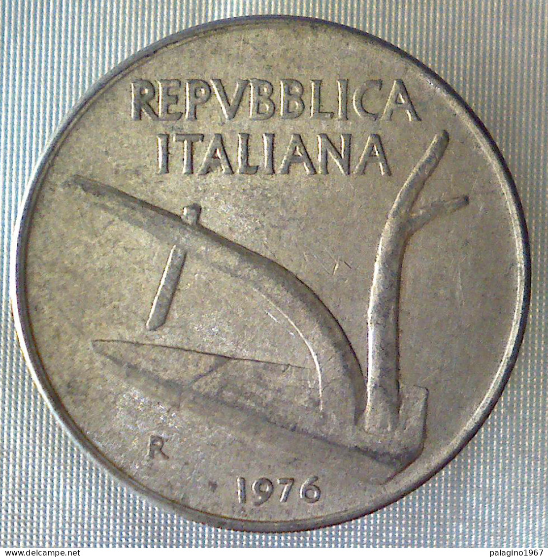 REPUBBLICA ITALIANA 10 Lire Spighe 1976 BB+  - 10 Lire