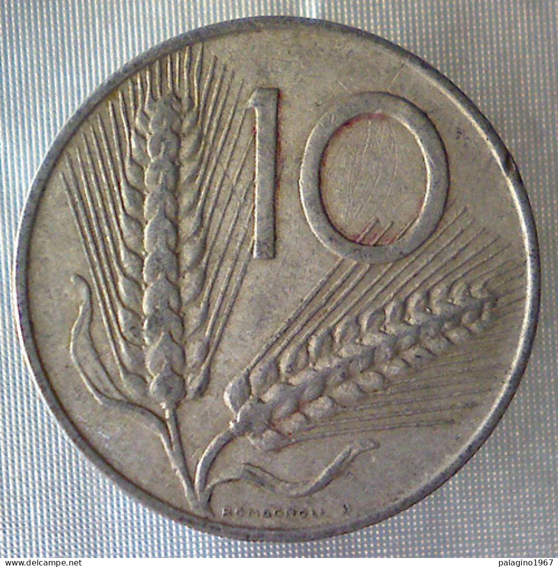 REPUBBLICA ITALIANA 10 Lire Spighe 1974 BB  - 10 Lire