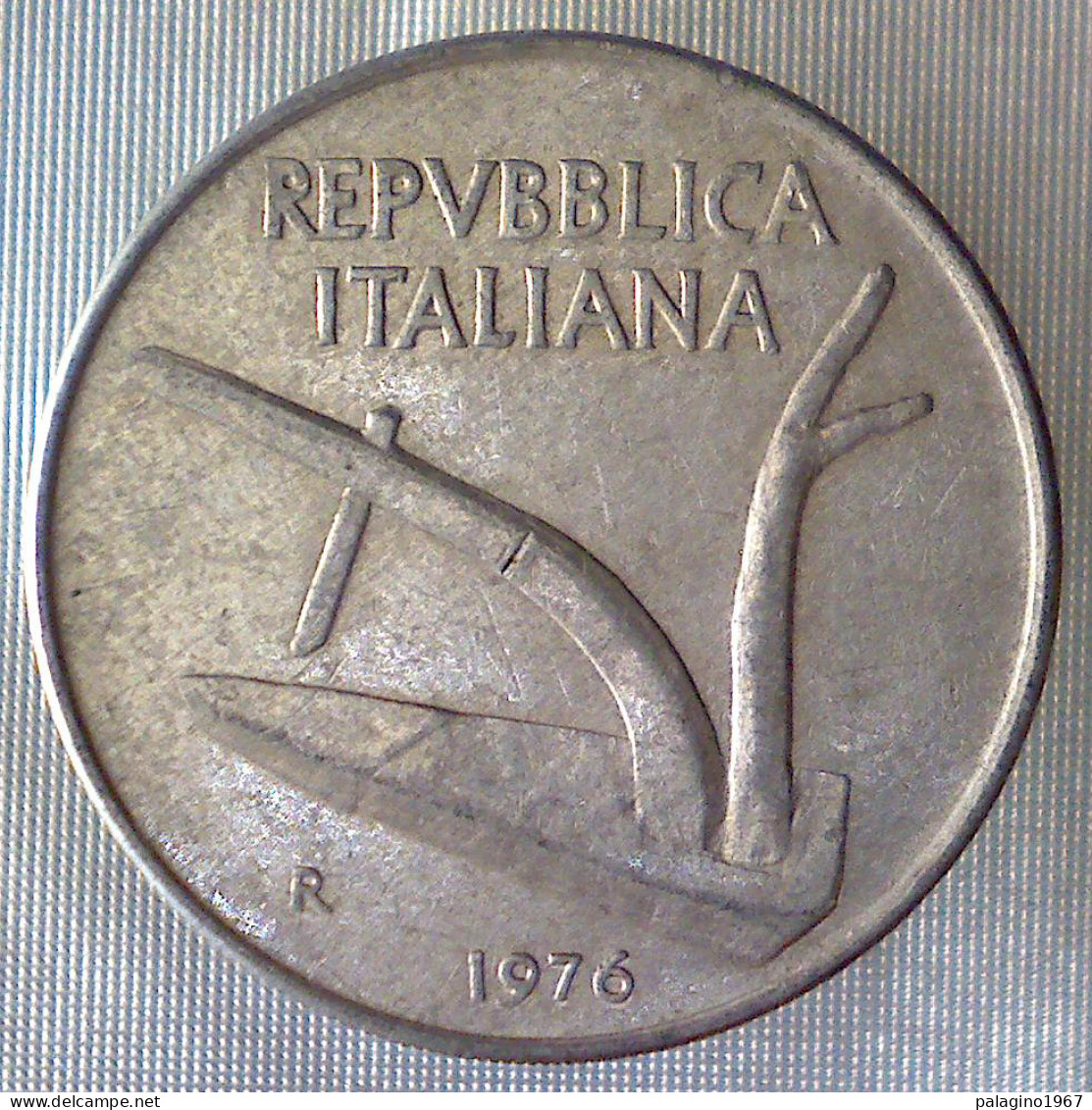 REPUBBLICA ITALIANA 10 Lire Spighe 1976 BB+  - 10 Lire