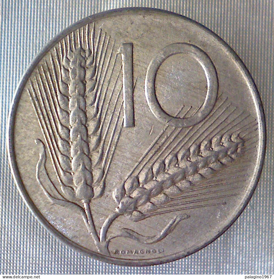 REPUBBLICA ITALIANA 10 Lire Spighe 1976 BB+  - 10 Liras