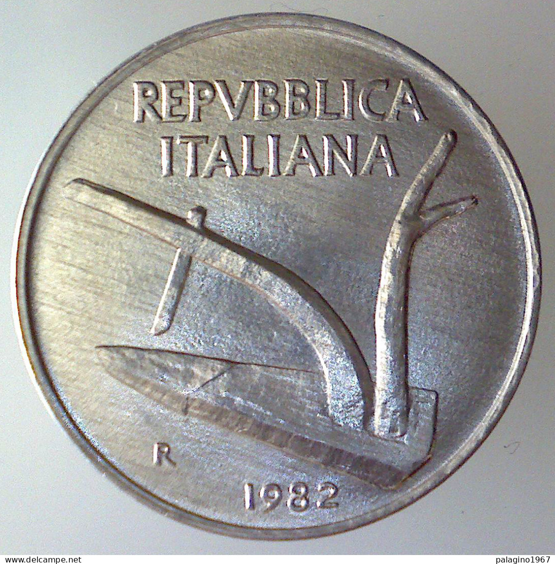 REPUBBLICA ITALIANA 10 Lire Spighe 1982 FDC  - 10 Liras