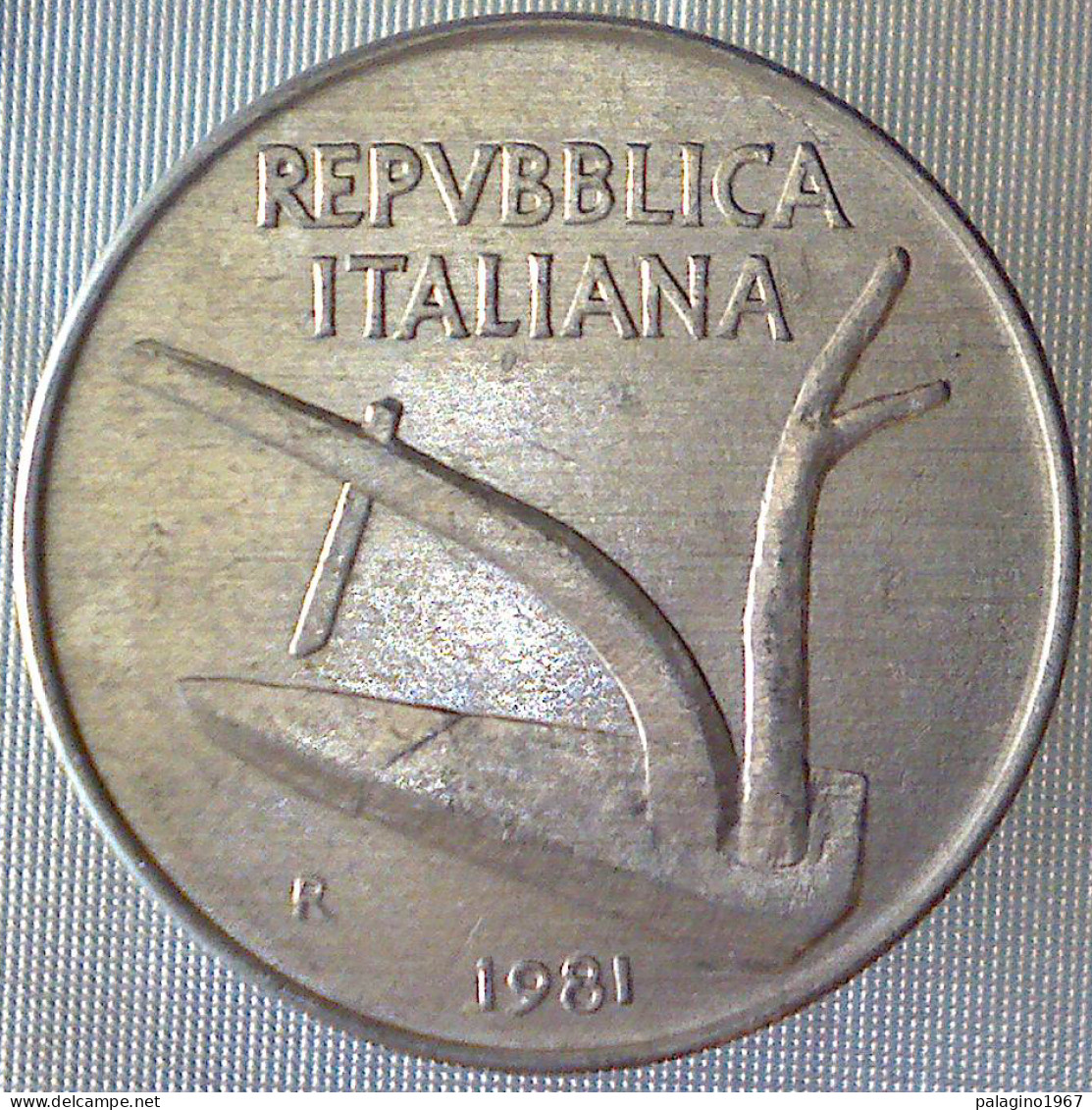 REPUBBLICA ITALIANA 10 Lire Spighe 1981 SPL QFDC  - 10 Lire