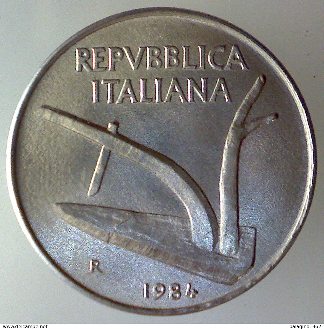 REPUBBLICA ITALIANA 10 Lire Spighe 1984 FDC  - 10 Liras