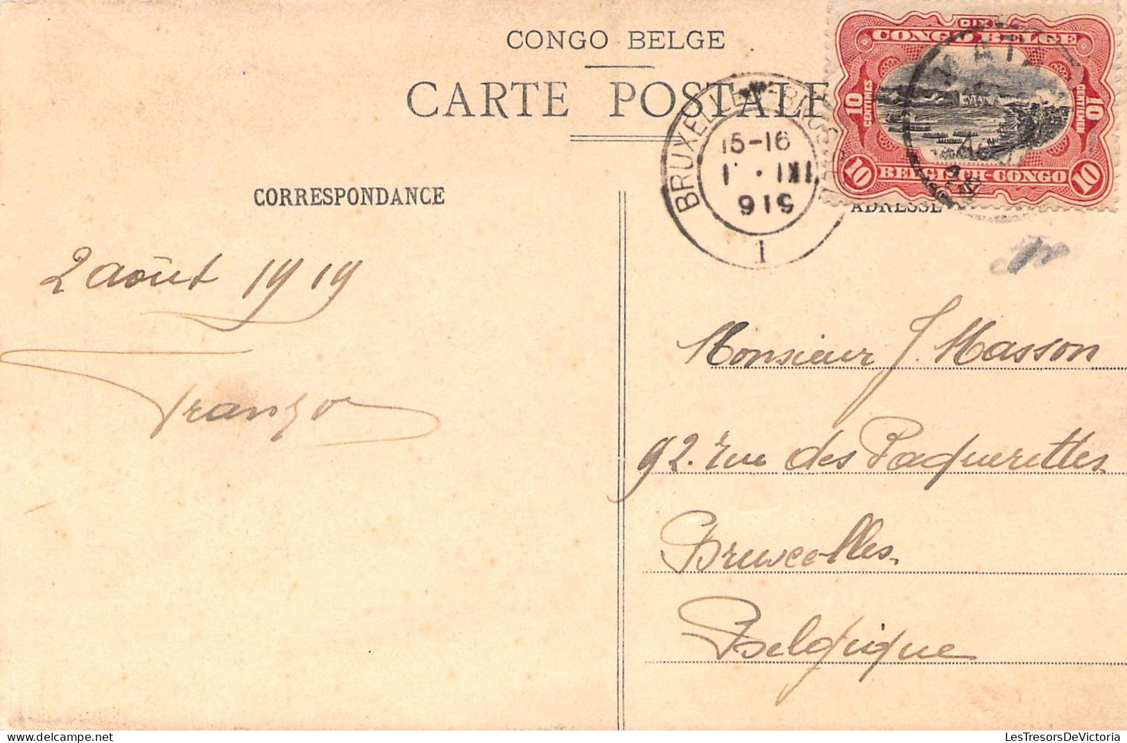 Congo Belge - Indigène N'Gombé ( Bangala) - Scarification  - Carte Postale Ancienne - Congo Belge