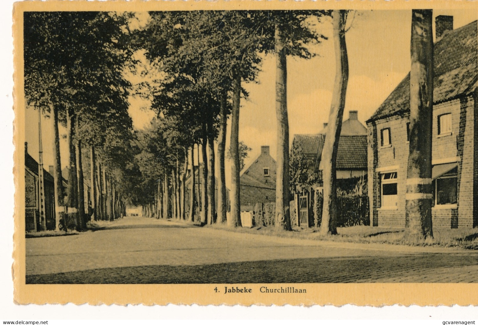 JABEKKE  CHURCHILLAAN          2 SCANS - Jabbeke