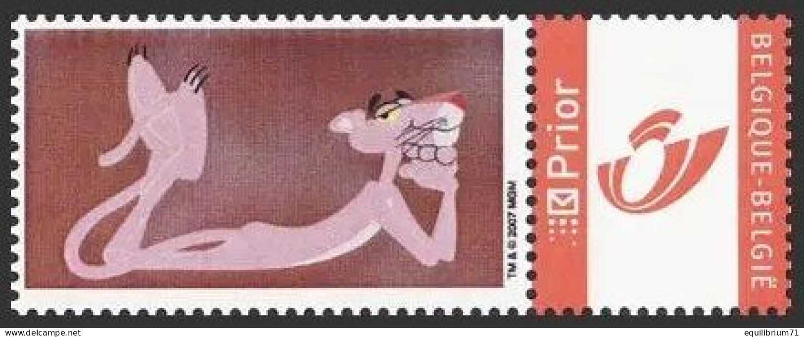 DUOSTAMP** / MYSTAMP** - La Panthère Rose /  The Pink Panther - Philabédés