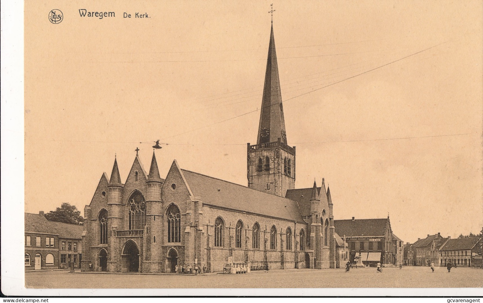 WAREGEM  DE KERK           2 SCANS - Waregem