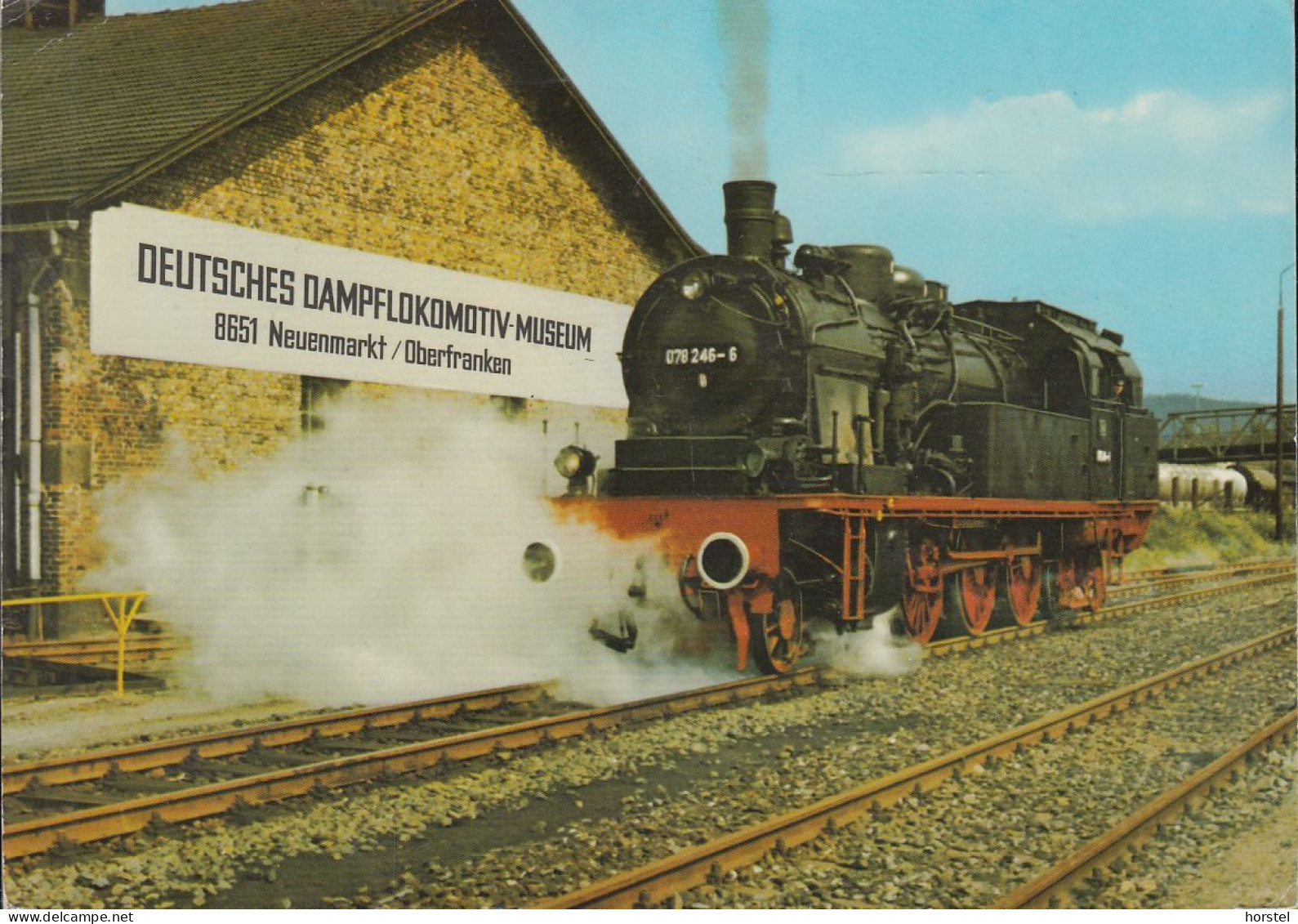 D-95339 Neuenmarkt - Preußische Personenzug- Tenderlokomotive 78246 -  Museum - BR 078 - Train - Railway - Nice Stamp - Neumarkt I. D. Oberpfalz