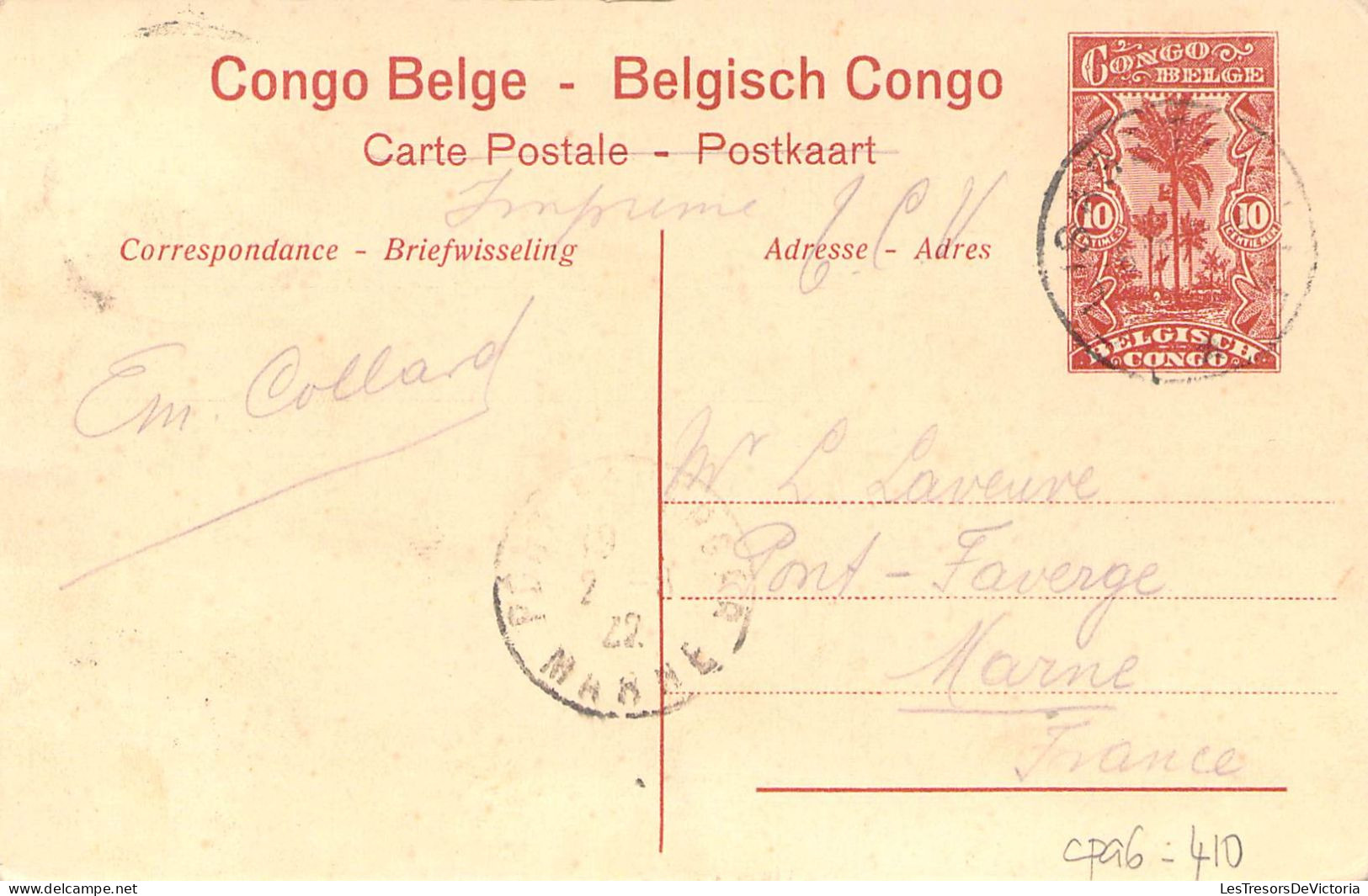 Congo Belge - Katanga - Sur La Ligne De Sakania à Elisabethville - Train - Animé- Carte Postale Ancienne - Belgisch-Congo