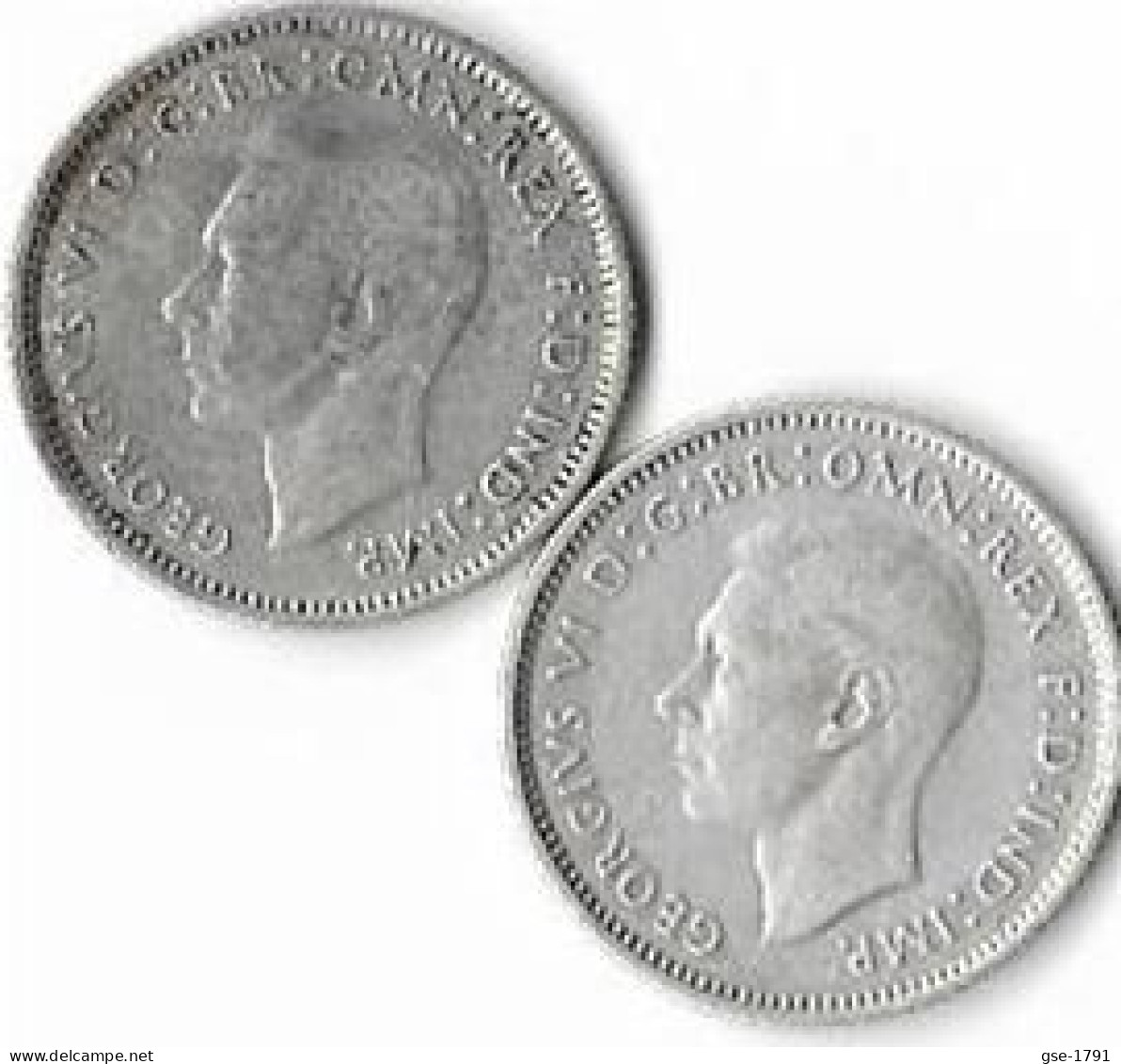 AUSTRALIE  GEORGES VI  ,6 Pence,   Lot De 2,1939 ,1940  Argent , TTB - Zonder Classificatie