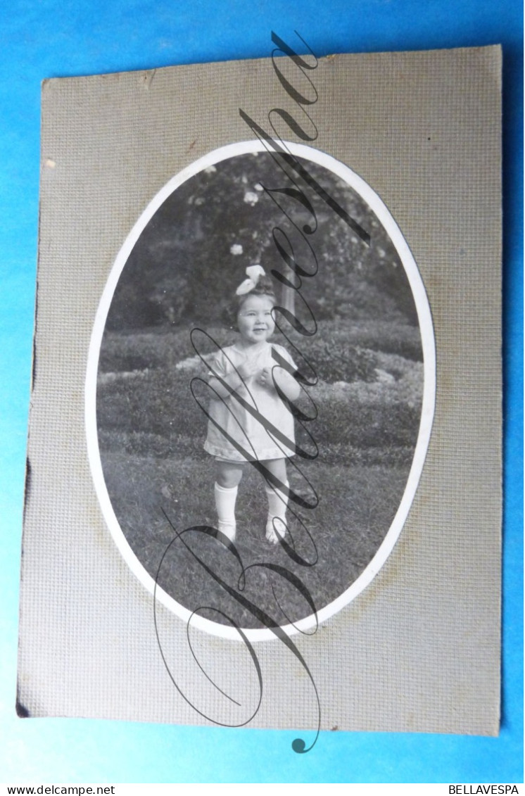 Photo Petite Marthe VERHELST à L'age De 18 Mois 9-9-1928 - Fotografie