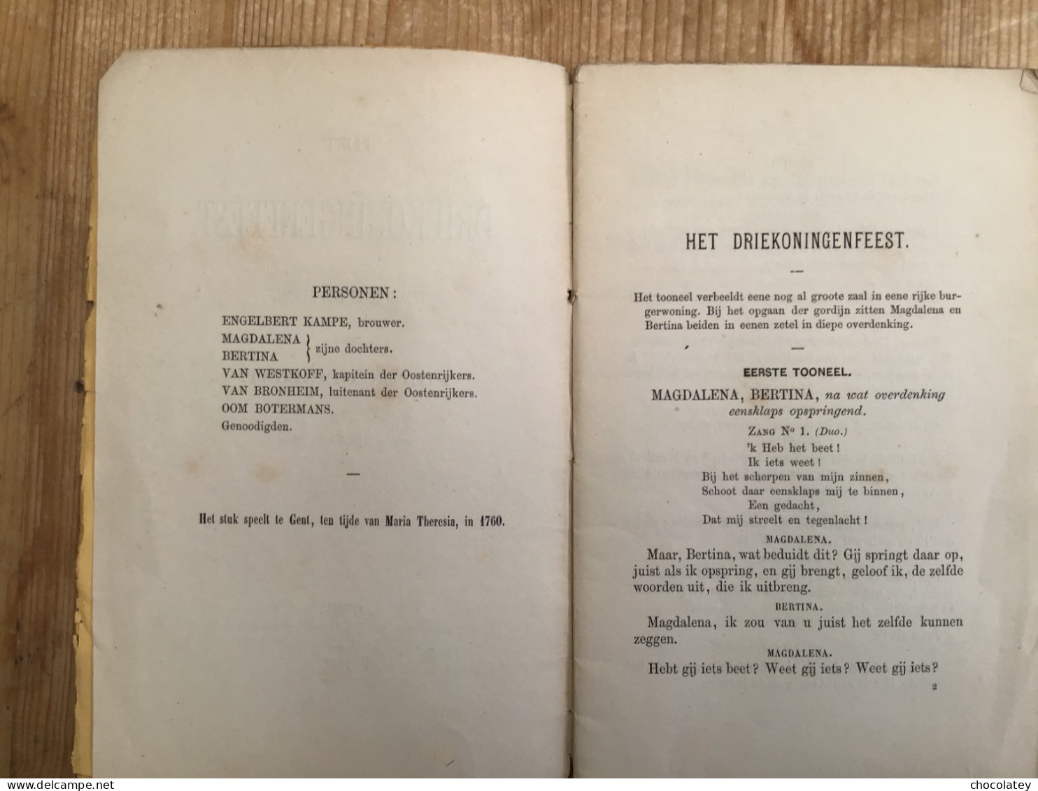 Gent 1877 Het Driekoningenfeest Pieter Geiregat - Oud