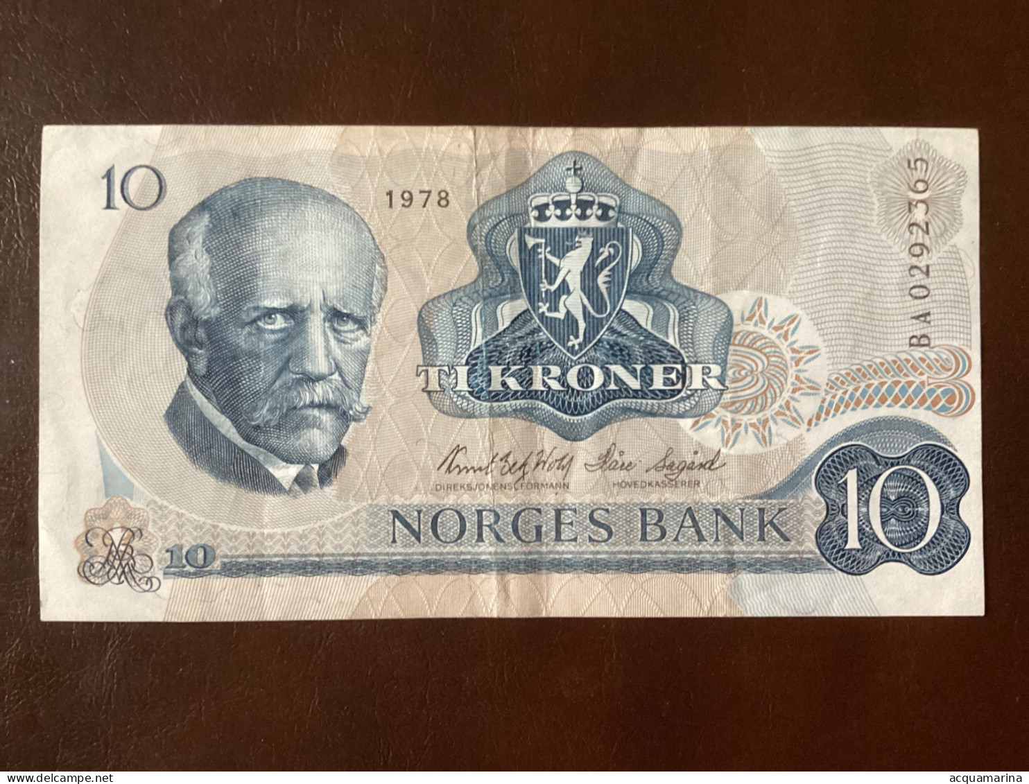 NORGES BANK - NORWAY - NORVEGIA 10 KRONER 1978 VG - Norvegia