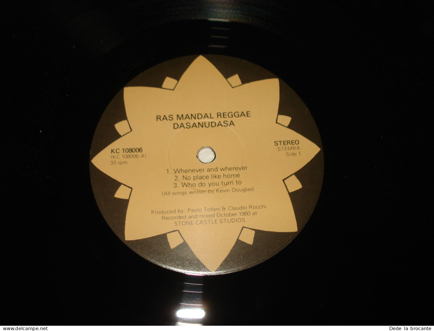 B10 / Ras Mandal Reggae – Dasanudasa - LP - KC 108006 - Europe 1980 - M/N.M - Reggae