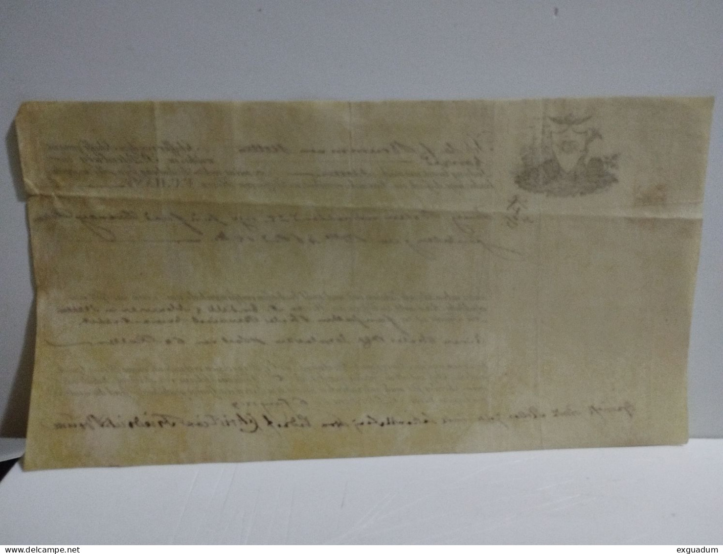 Germany Or Prussia. Letter Or Invoice To Identify. Brumm Von Stettin.....St. Petersburg.....6 Juni 1819. - 1800 – 1899