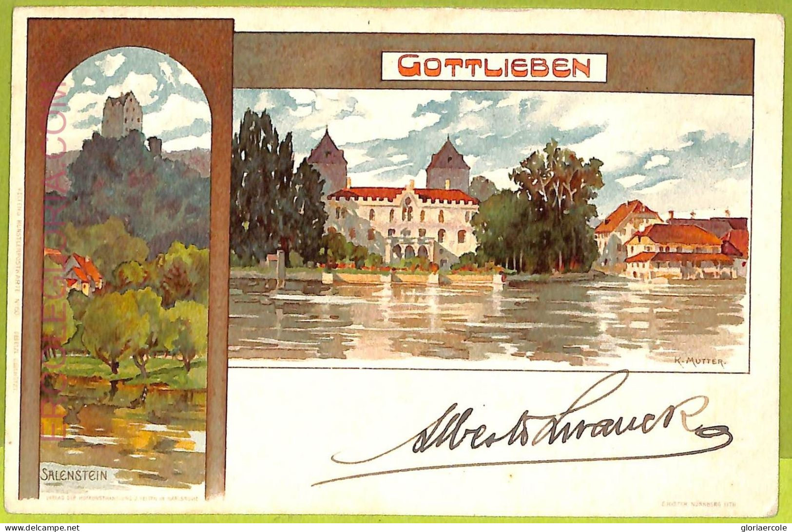 Ad4417 - SWITZERLAND Schweitz - Ansichtskarten VINTAGE POSTCARD - Gottlieben - Gottlieben