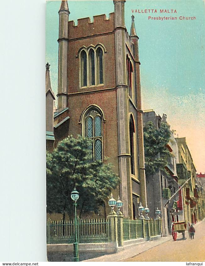Pays Div-ref  DD395- Malta - Malte - Valletta Malta - Presbyterian Church -/ A Circulé En 1918- - Malte