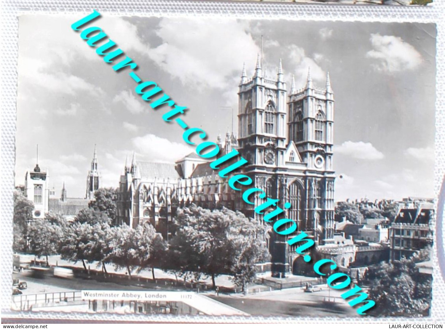 CPA ANGLETERRE LONDRE LONDON WESTMINSTER ABBEY ROYAUME UNI ABBAYE, VRAIE PHOTO CARTE POSTALE ANCIENNE / POST CARD (2000) - Westminster Abbey