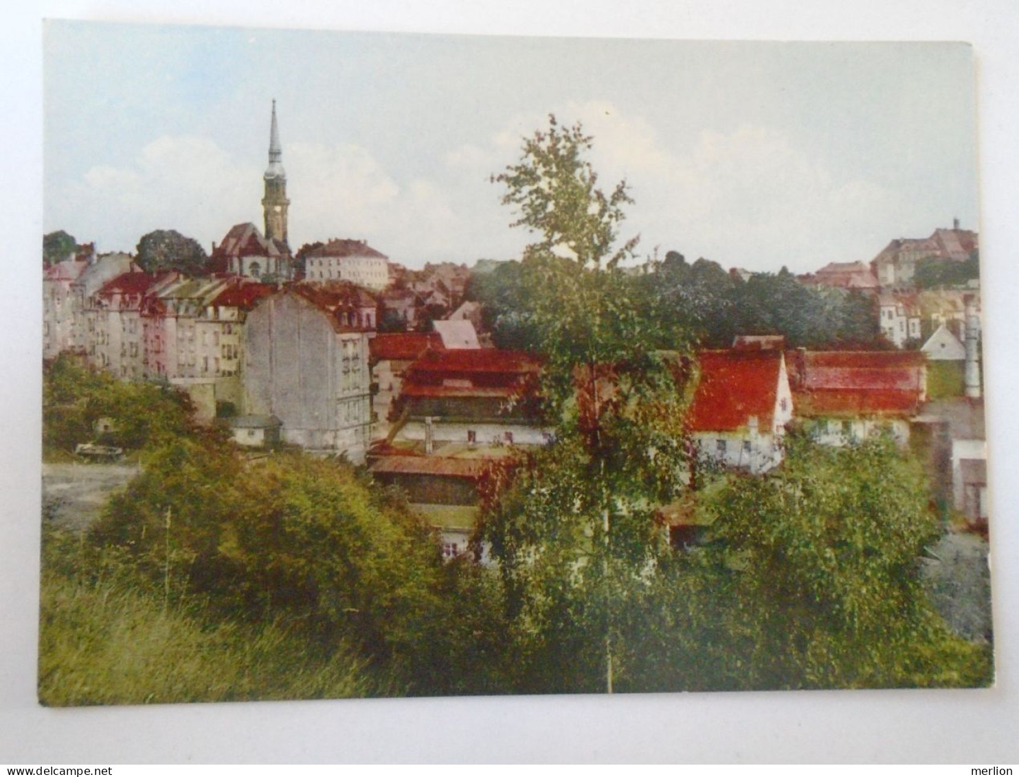 D197689     AK   GERMANY   Radeberg In Sachsen, Blick Von Den Leiten - Radeberg