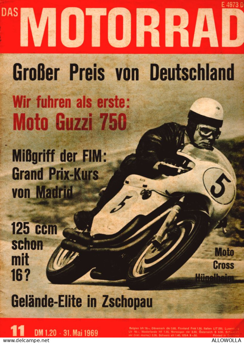 22010 " DAS MOTORRAD-NUMMER 11-31 MAI 1969-VON SEITE 407 BIS SEITE 442 + 4 DES COVERS " - Altri & Non Classificati