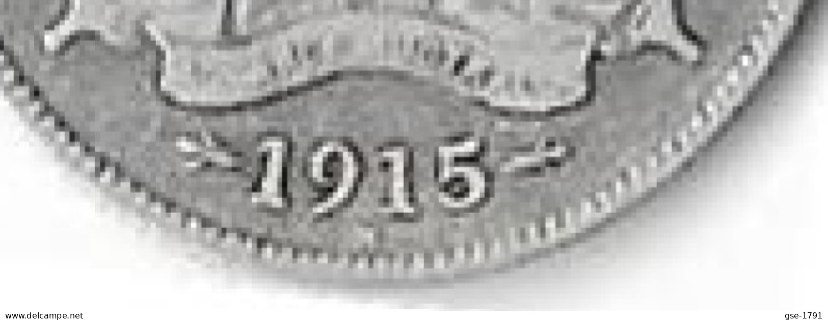 AUSTRALIE  GEORGES V ,1 Shilling 1915   H Heaton  Rare  Argent , - Unclassified