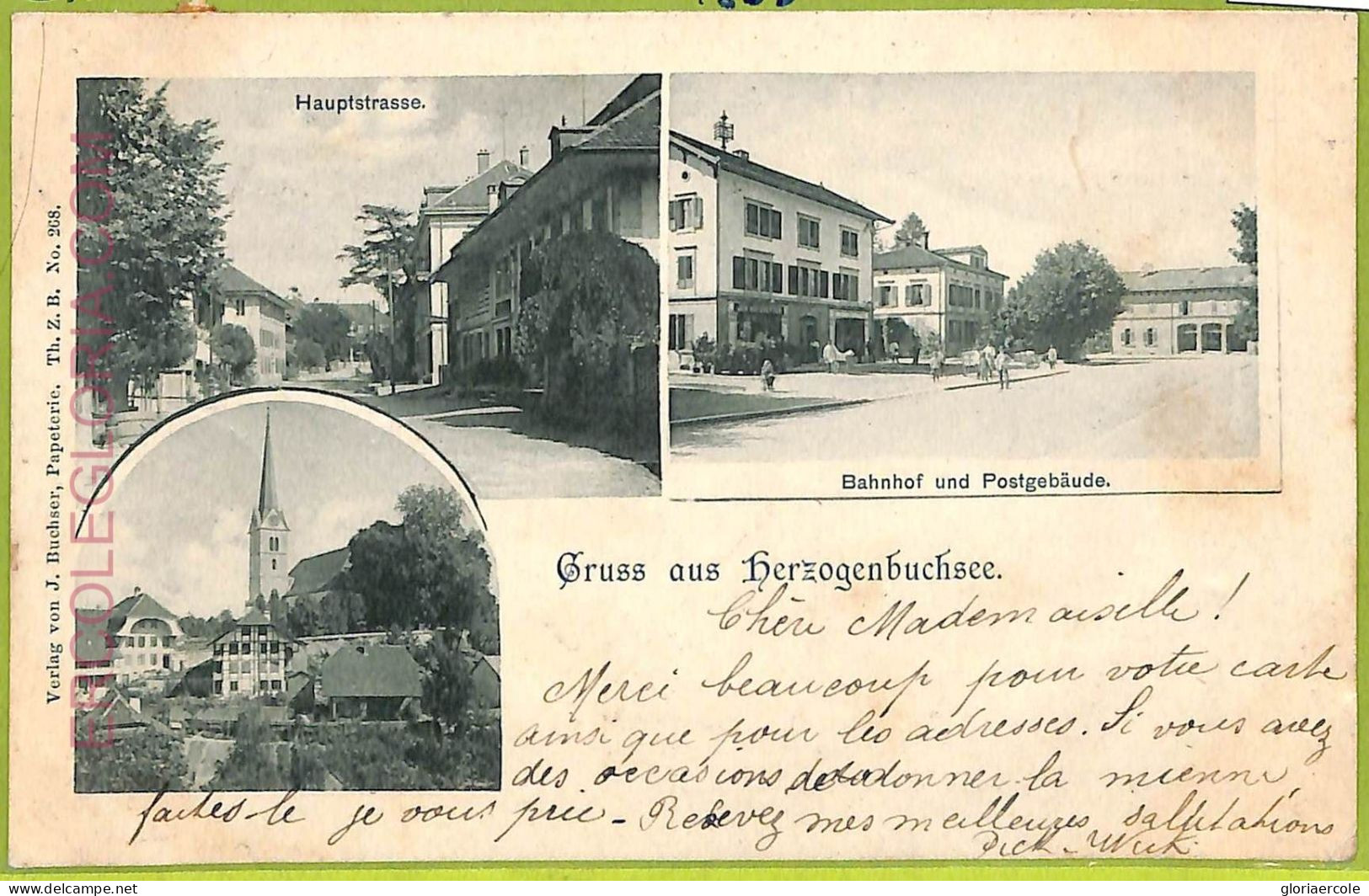 Ad4453 - SWITZERLAND - Ansichtskarten VINTAGE POSTCARD-Gruss Aus Herzogenbuchsee - Herzogenbuchsee