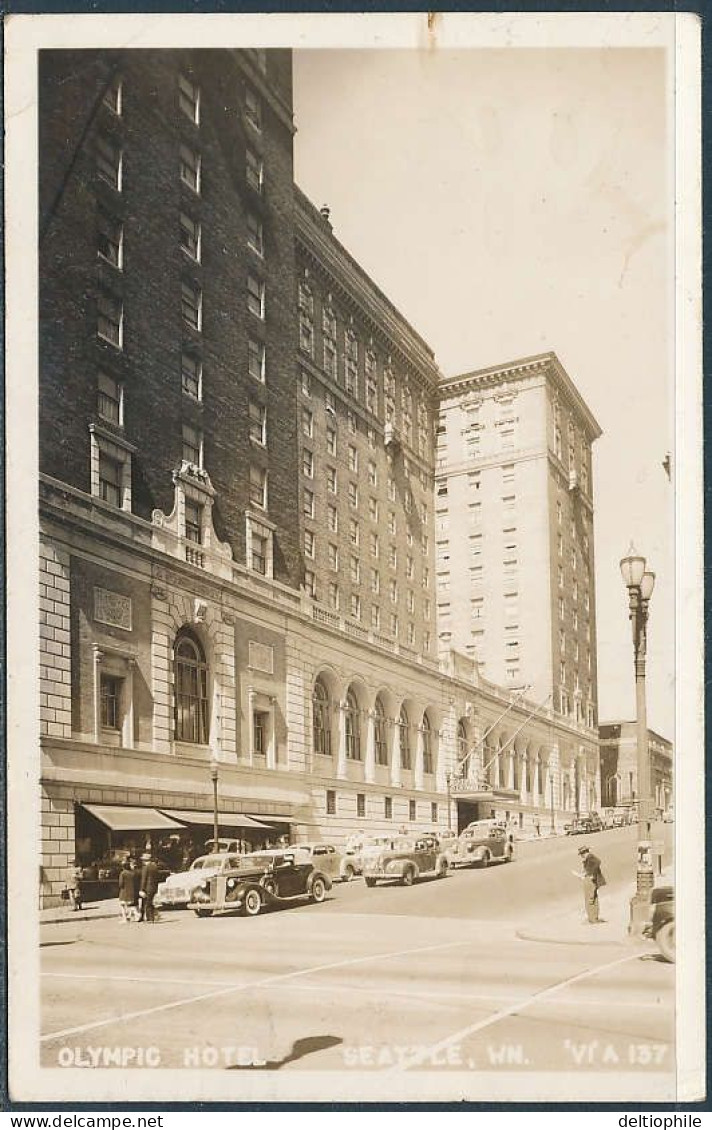 Olympic Hotel, Seattle, WN. / Prexie, Real Photo Picture Postcard - Posted 1950 - Seattle