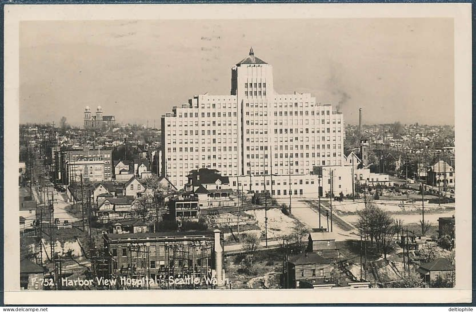 Harbor View Hospital, Seattle, Wash. / Prexie, Real Photo Picture Postcard - Posted 1948 - Seattle