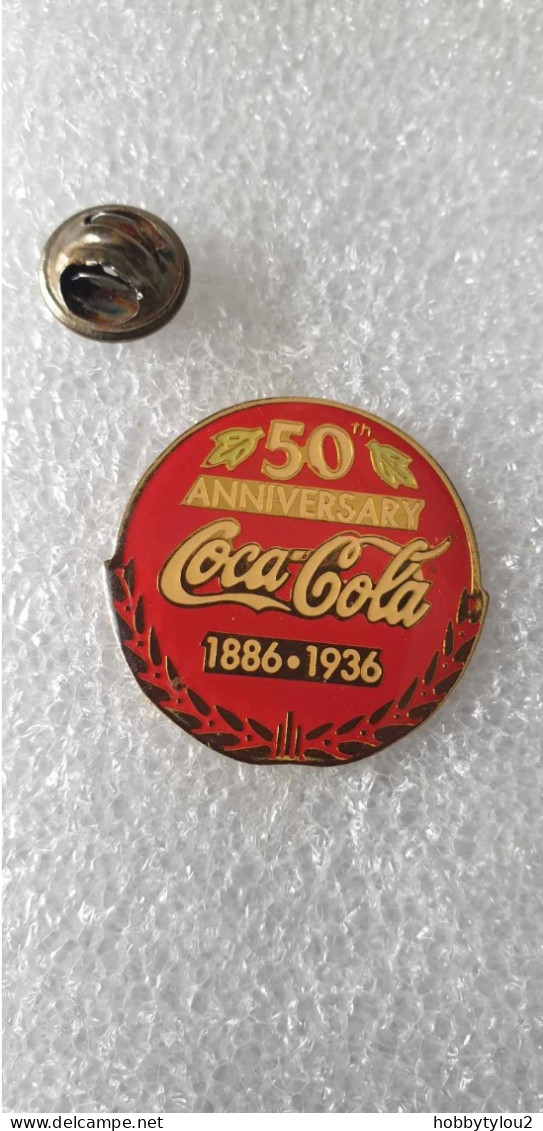 Pin's 50 Anniversary Coca-Cola 1886-1936 - Coca-Cola