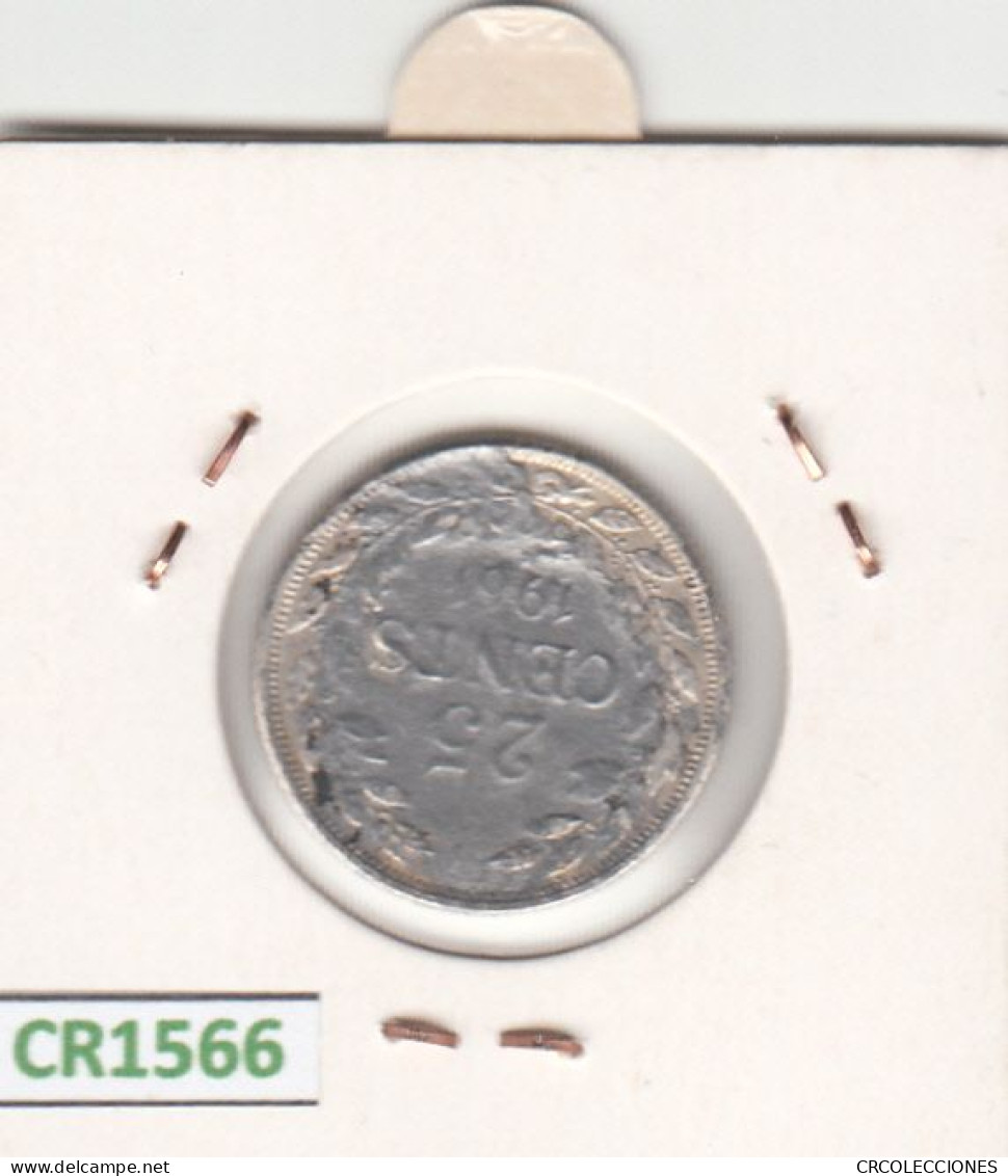 CR1566 MONEDA LIBERIA 25 CENTIMOS 1961 PLATA MBC - Liberia