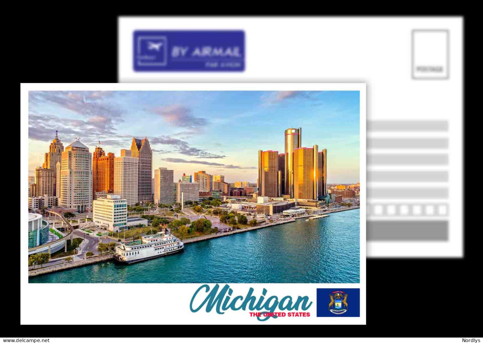 Michigan / US States / View Card - Detroit