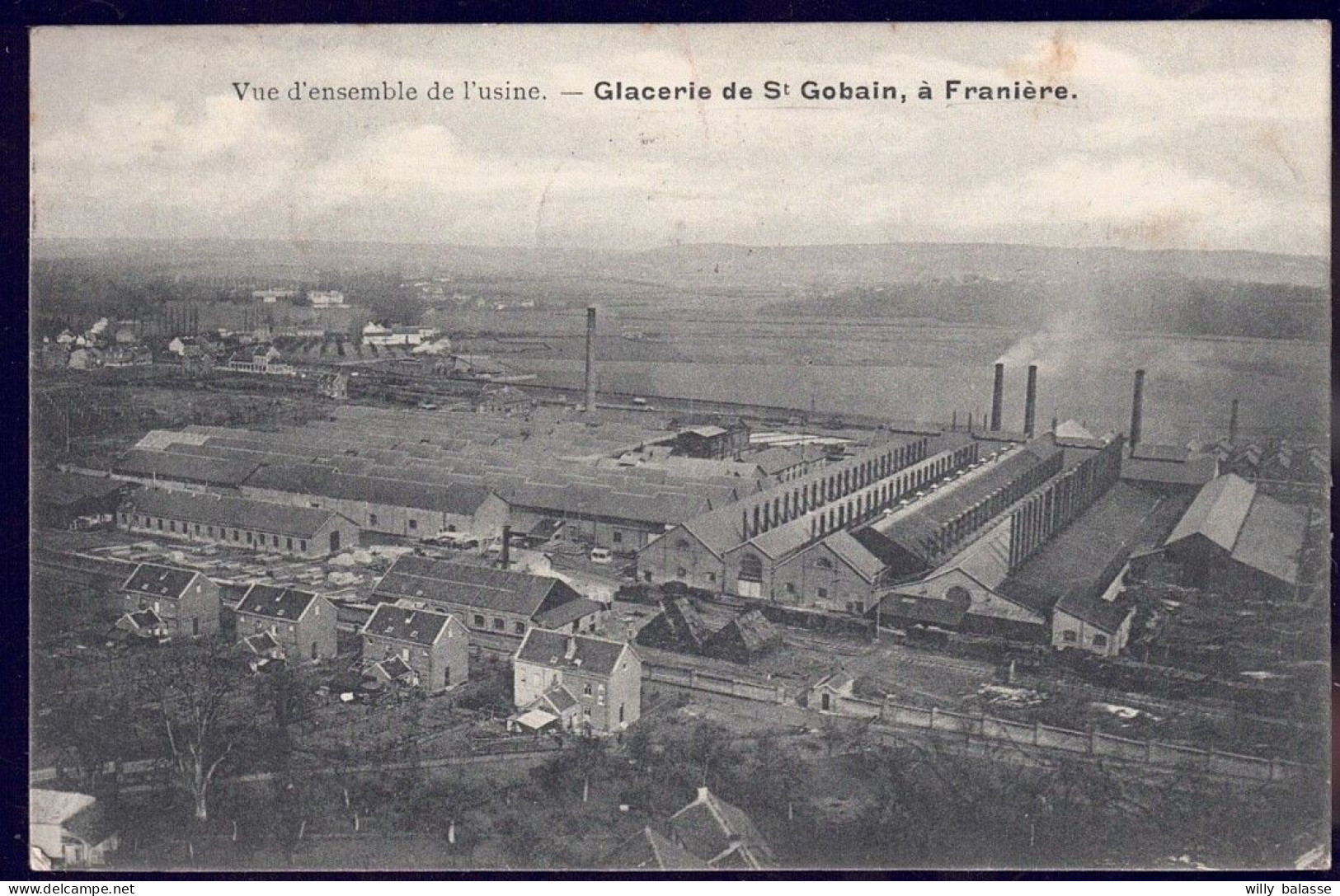 +++ CPA - FRANIERE - Glacerie De St Gobain - Vue D'ensemble De L'usine   // - Floreffe