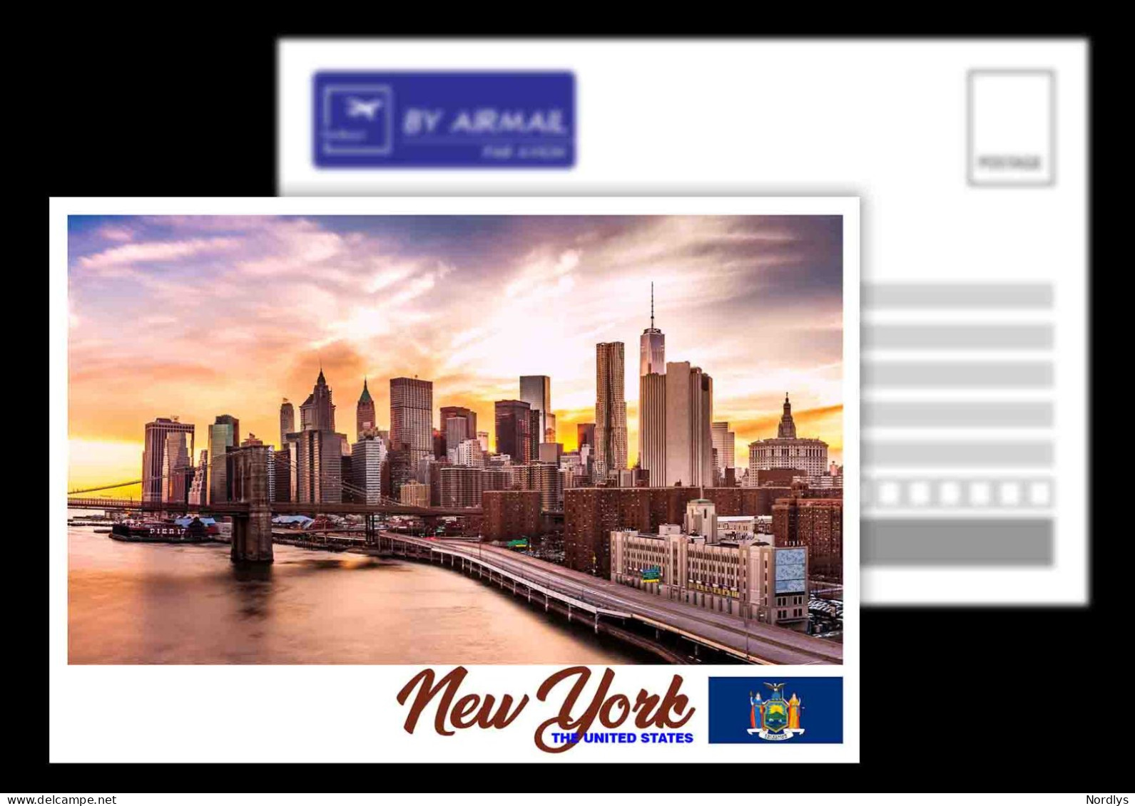 New York / US States / View Card - Places & Squares