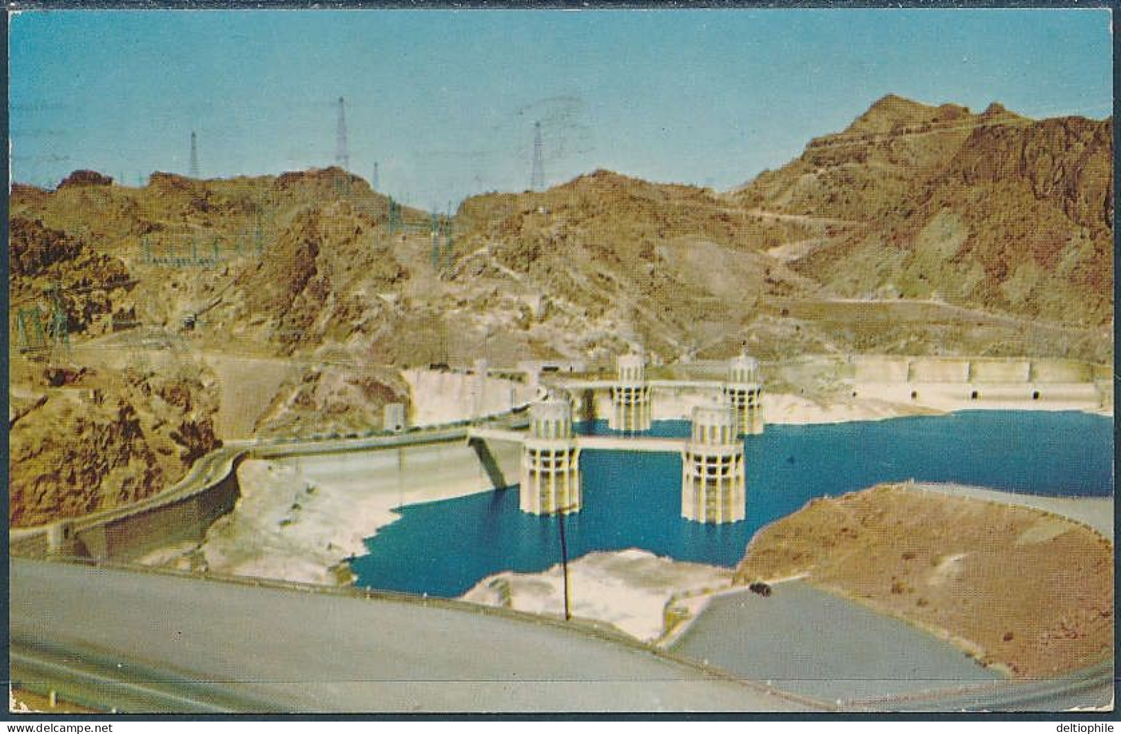 Hoover (Boulder) Dam, Arizona - Posted 1958 - Autres & Non Classés