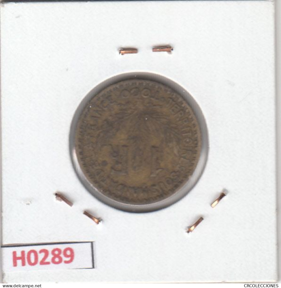 H0289 MONEDA TOGO 1 FRANCO 1924 MC - Togo