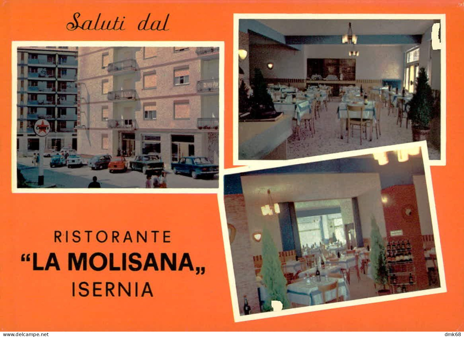 ISERNIA - SALUTI DAL RISOTRANTE LA MOLISANA - EDIZ. L.T. - 1960s (17687/5) - Isernia