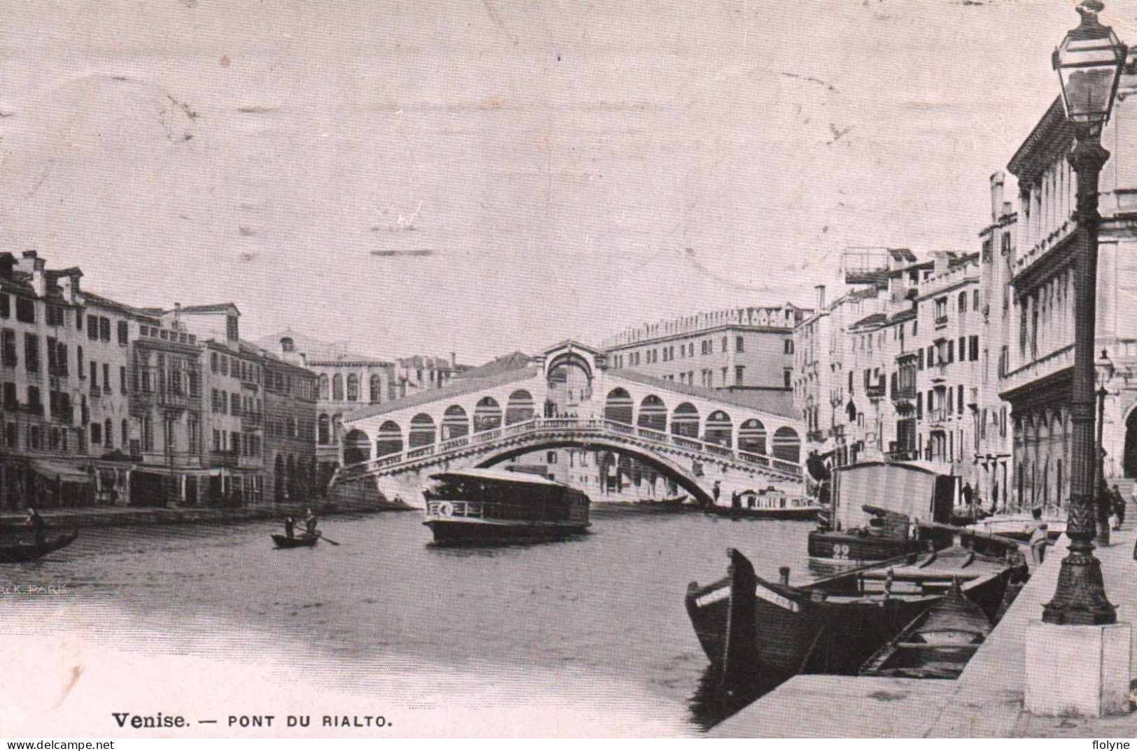 Venezia - Venise - Pont Du Rialto - Bateaux - Italie Italia - Venezia (Venice)