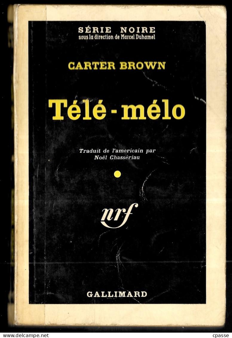 1961 Série Noire N° 650 - Roman Policier - CARTER BROWN "Télé-mélo" - Série Noire