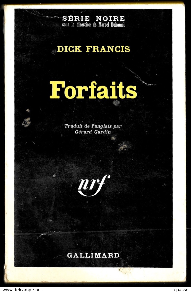 1969 Série Noire N° 1285 - Roman Policier - DICK FRANCIS "Forfaits" - Série Noire