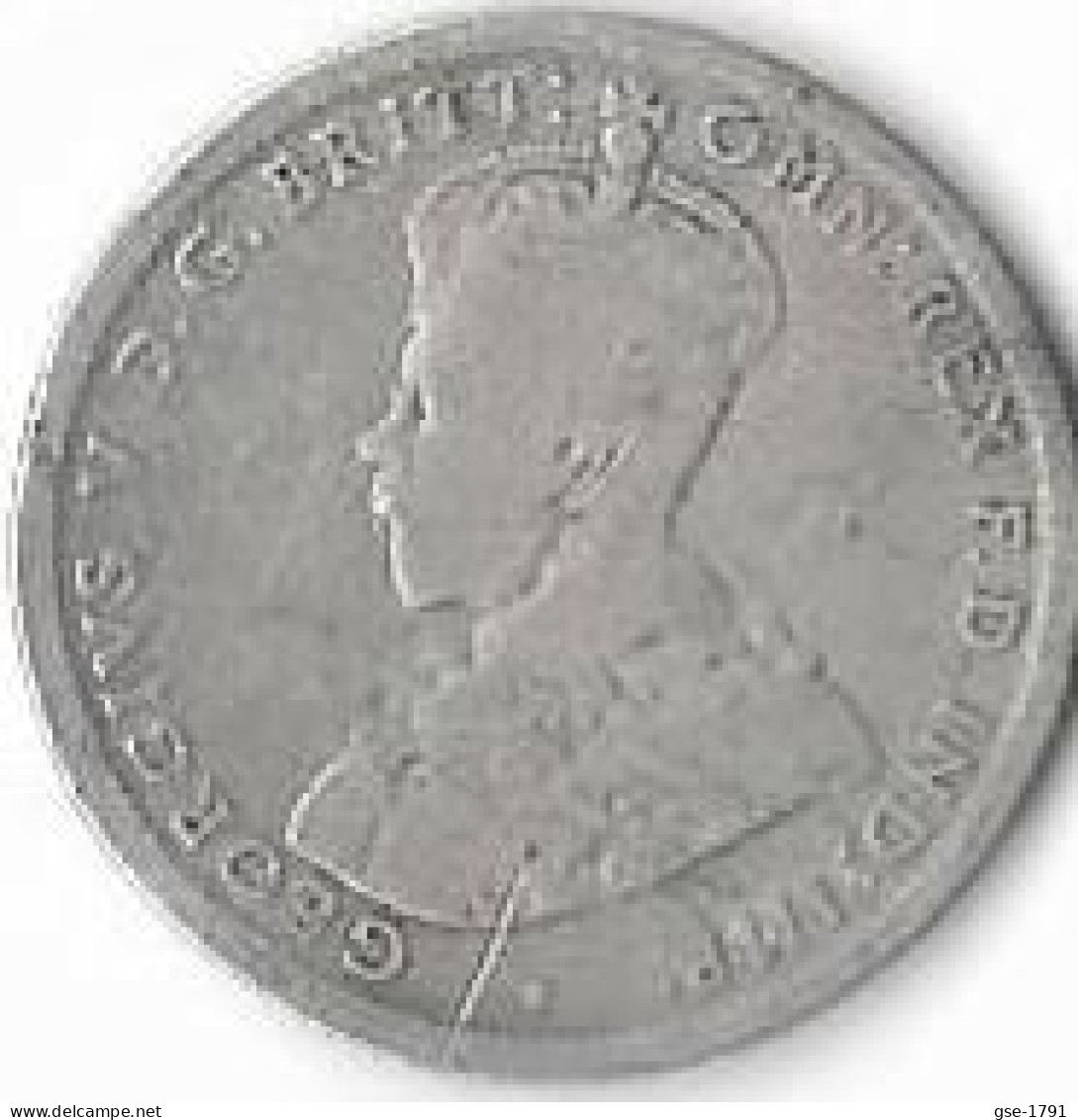 AUSTRALIE  GEORGES V  1  Shilling,  1915(L)  Rare  Argent , - Ohne Zuordnung