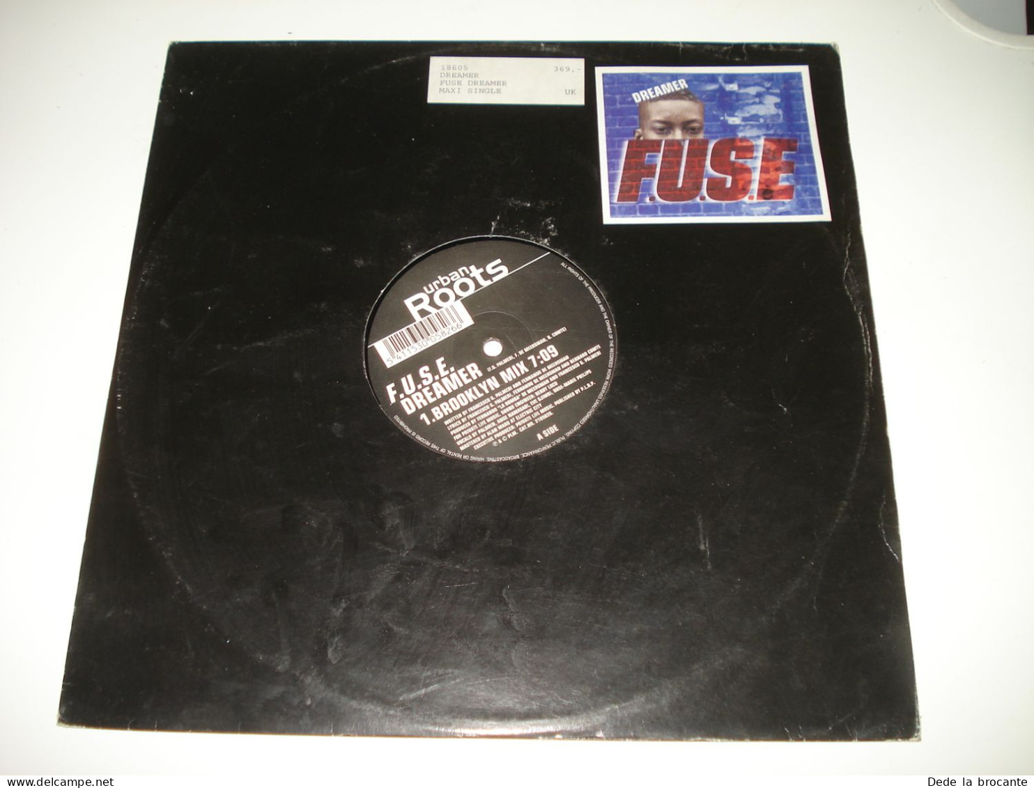 B10 / F.U.S.E. – Dreamer - 1 LP - Urban Roots – 2105826 - Belgium 1997   EX/EX - Dance, Techno & House