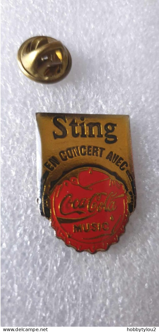 Pin's Sting En Concert Avec Coca-Cola Music - Coca-Cola